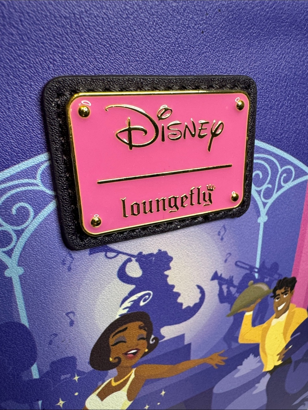 Loungefly Disney Tiana's Palace Crossbody Satchel Purse - Picture 6 of 15